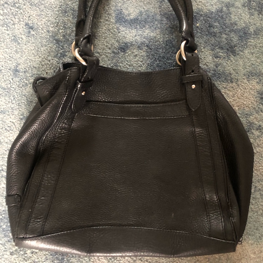 Cole Hann Black Leather Shoulder Bag